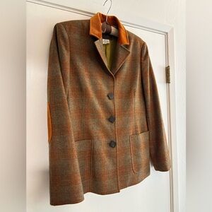 Loro Piana cashmere plaid blazer IT44/US8